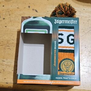 Jägermeister Orange and Green Beanie